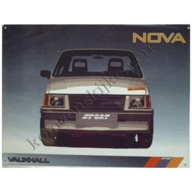 metalen wandplaat Vauxhall Nova/ Corsa 30-40 cm