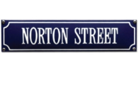 emaille straatnaambord norton street