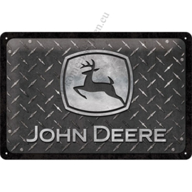 metalen wandbord John Deere traanplaat 20x30 cm