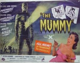 metalen affiche film The Mummy 30x40 cm