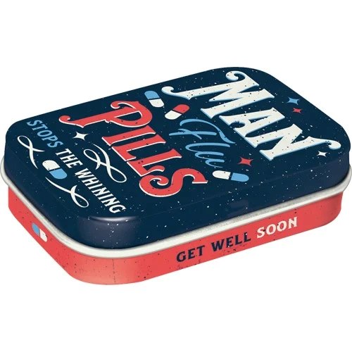 Mint box man flu pills