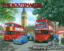 blikken reclamebord routemaster moving London 30x40 cm