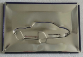 metalen wandbord chevrolet corvette stingray 20-30 cm