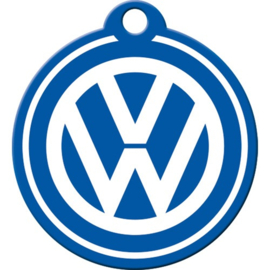 key chain round VW logo