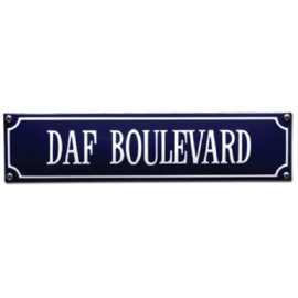 emaille straatnaambord daf boulevard