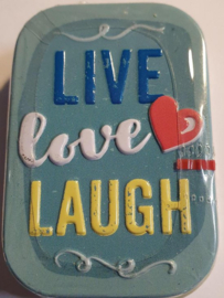 mint box Live Laugh Love