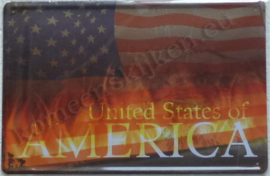 metalen reclamebord united states 20-30 cm