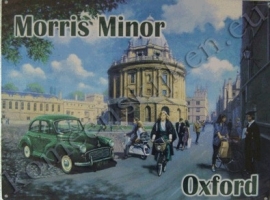 metal wall sign Morris Minor Oxford 30x40 cm