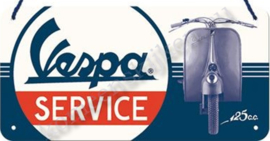 hanging sign / reclamebord Vespa service 10x20 cm