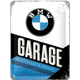 metalen wandplaat bmw garage 30-40 cm