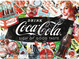 Tin-Sign  Coca Cola Collage NA26227 15-20 cm