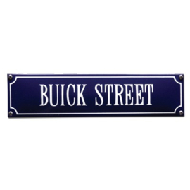 emaille straatnaambord buick street