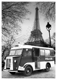 metal sign citroen hy police 15-20 cm