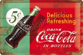 reclamebord coca cola bottles 20-30 cm