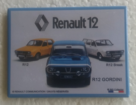koelkastmagneet Renault 12