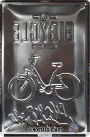 blikken wandbord Bicycle freedom machine 20x30 cm