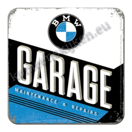 Metal coaster BMW Garage