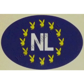 NL sticker playboy 12,5 bij 8,5 cm