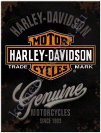 koelkast magneet harley davidson genuine