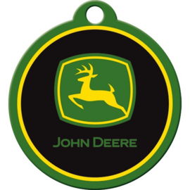 key chain round John Deere logo