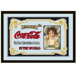 Klassieke Coca Cola spiegel