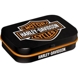 blikken pepermuntdoosje harley davidson