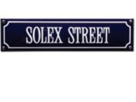 emaille straatnaambord solex street