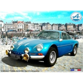 Postcard Metal Alpine A110 Dieppe 10 x 14 cm