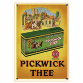 blikken reclame pickwick koets 20x30 cm