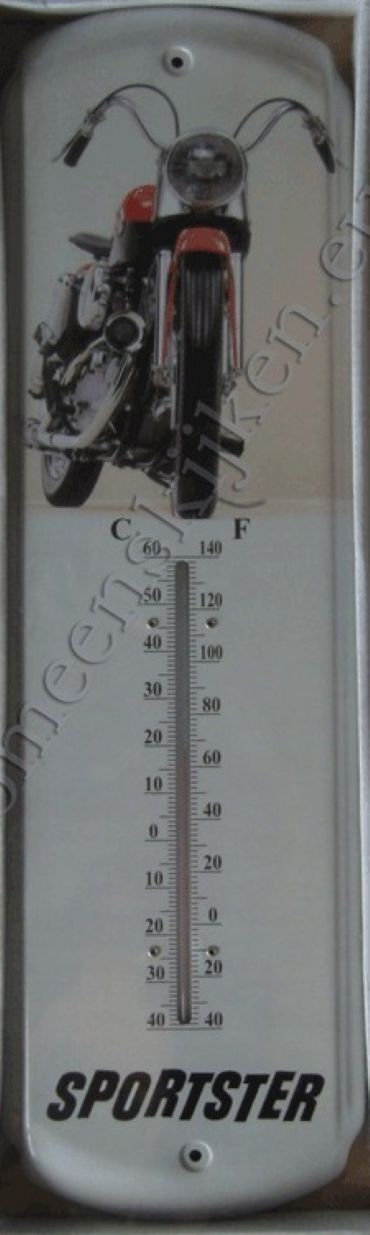 metalen thermometer harley davidson sportster 43 cm.