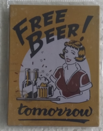 koelkastmagneet Free beer!