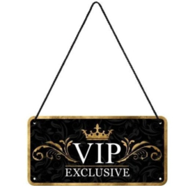 hanging sign VIP exclusive 10x20 cm