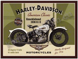 koelkast magneet harley davidson knucklehead