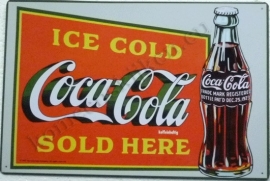 coca cola classic bottle 29,5-44,5 cm