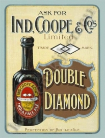 blikken reclamebord ind. coope & co 30-40 cm