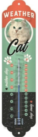 metalen thermometer weather cat