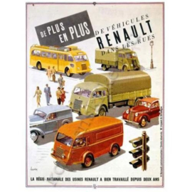 metalen bord de vehicules Renault 15-20 cm