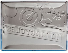 metalen wandbord BMW R17 timeline 30-40 cm