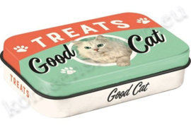 blikken doosje Pet Treat Box Good Cat NA82205