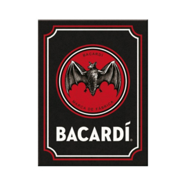 magneet Bacardi logo black