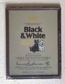 Black & White barspiegel