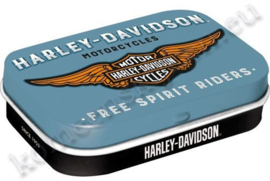 metalen pepermuntdoosje Harley Davidson motorcycles logo
