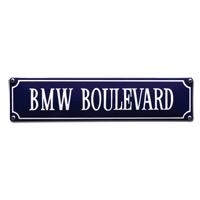 emaille straatnaambord BMW boulevard