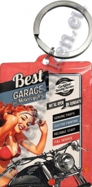 metalen sleutelhanger best garage