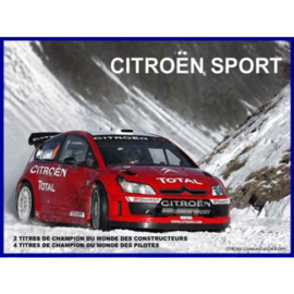 metalen wandplaat citroën c4 sport loeb sneeuw 30-40 cm