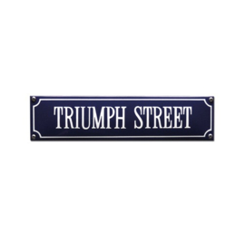 emaille straatnaambord triumph street