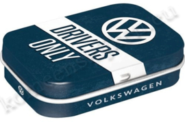 metalen mint box VW drivers only