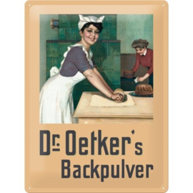 nostalgische wandplaat Dr Oetker 30x40 cm