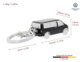 sleutelhanger VW T5 T6 BUS 3D Black