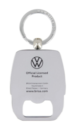 VW T4 Bulli Bus witte sleutelhanger flesopener